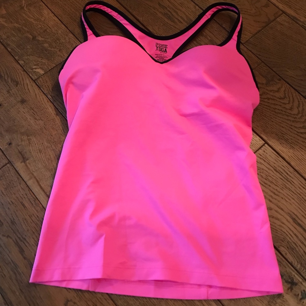 PINK Victoria's Secret Neon Pink Tank Top